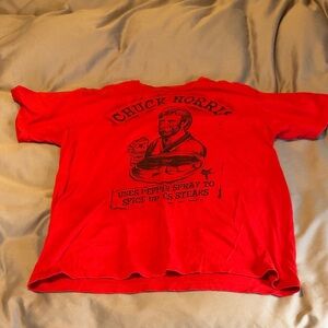 Men's Red Graphic T-Shirt